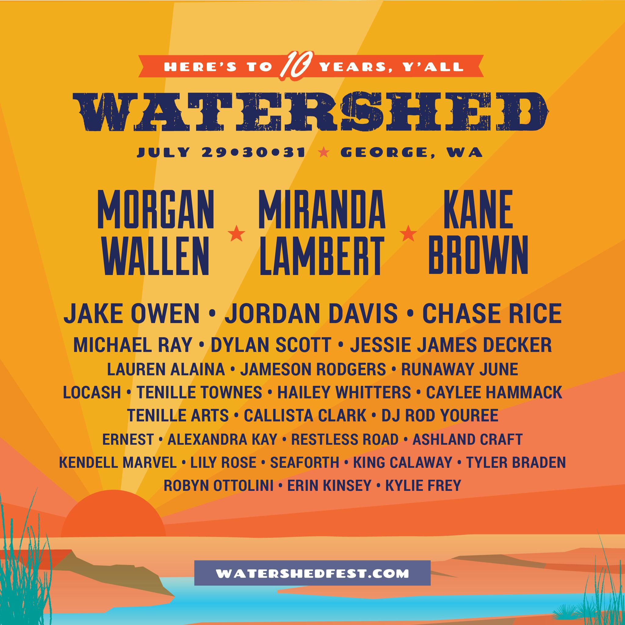 Watershed Festival 2022 Lineup Grooveist