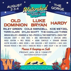 Watershed Festival 2024 Lineup poster image