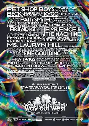 Way Out West 2015 Lineup poster image