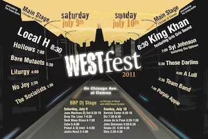 West Fest Chicago 2011 Lineup poster image