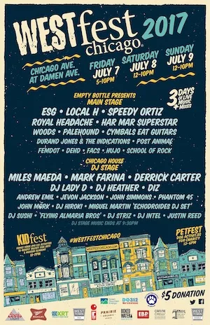 West Fest Chicago 2017 Lineup poster image