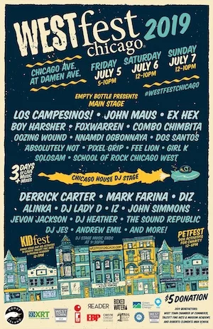 West Fest Chicago 2019 Lineup poster image