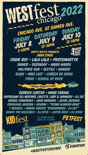 West Fest Chicago 2022 Lineup poster image