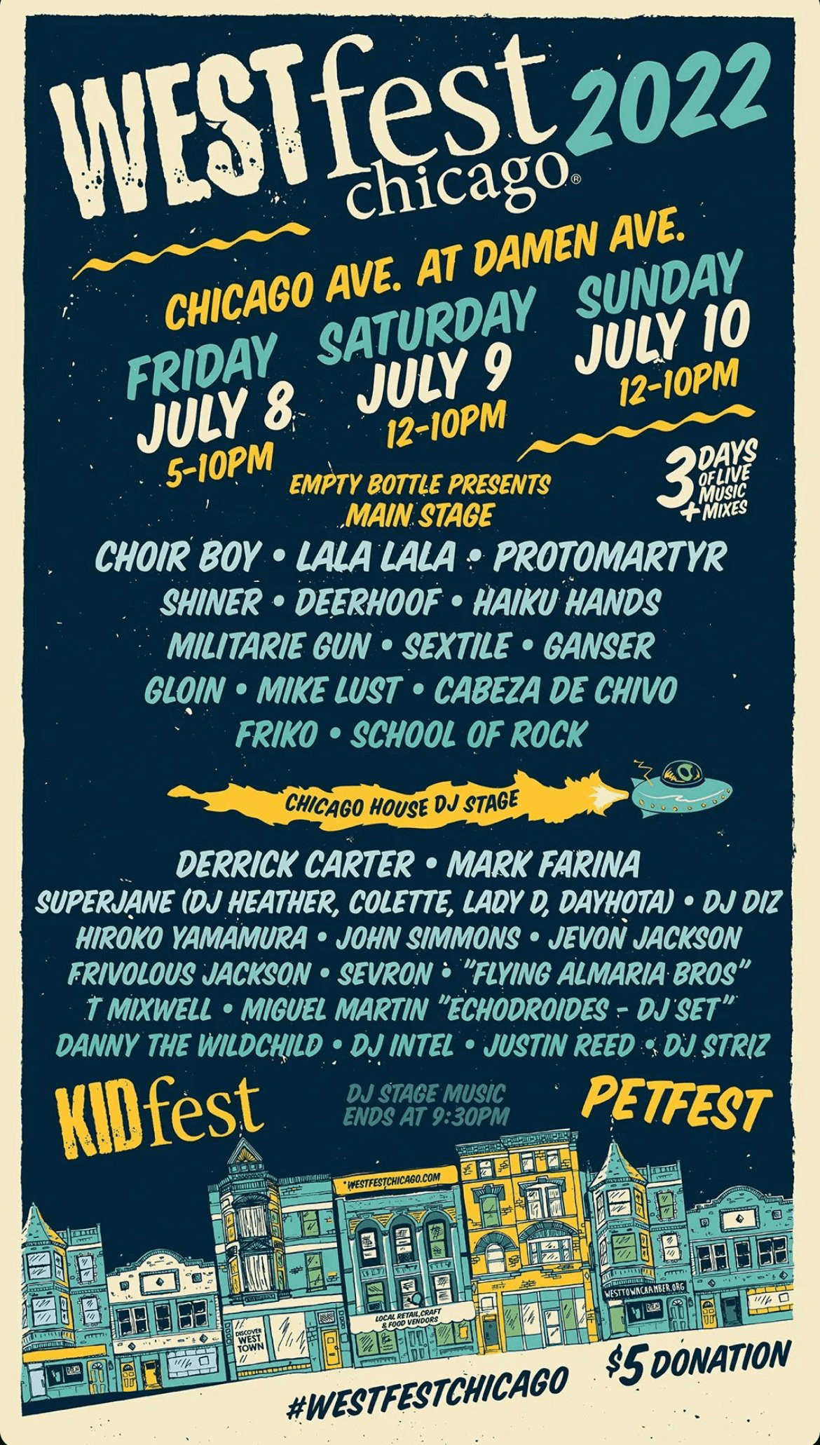 West Fest Chicago 2022 Lineup