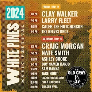White Pines Music Festival 2024 Lineup poster image