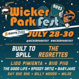 Wicker Park Fest 2023 Lineup poster image