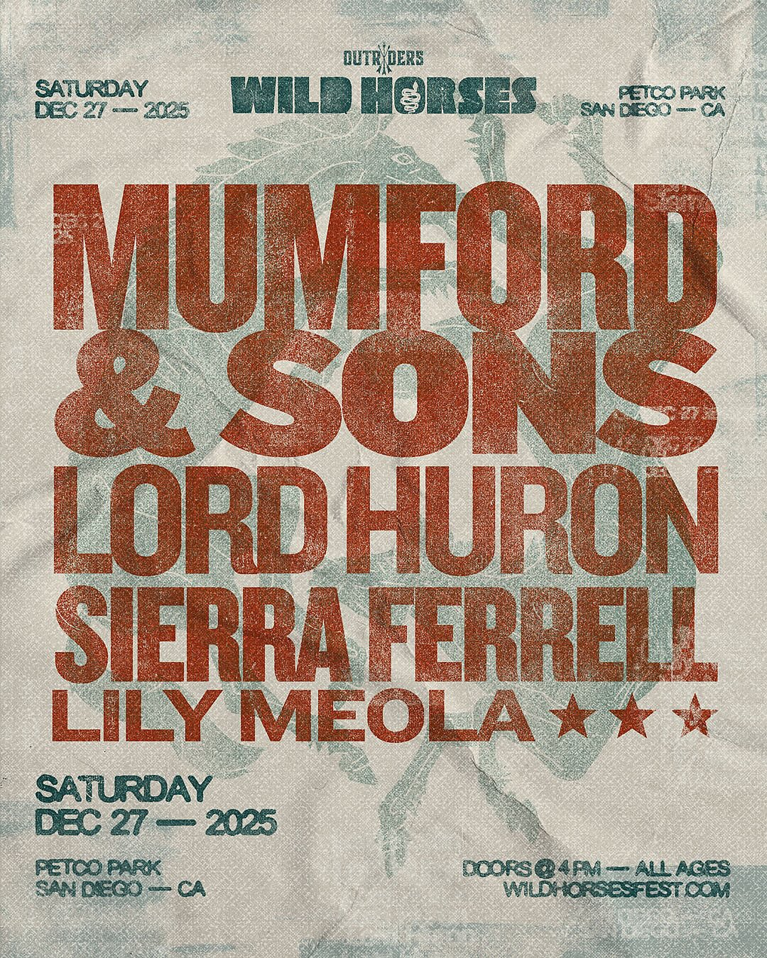 Wild Horses Fest lineup poster