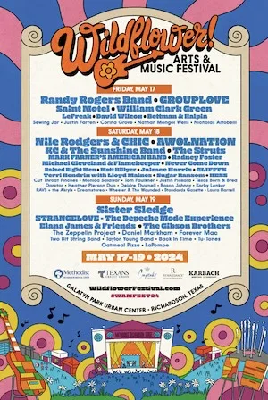 Wildflower Arts & Music Festival 2024 Lineup poster image