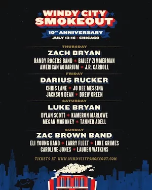 Windy City Smokeout 2023 Lineup poster image