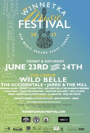 Winnetka Music Festival 2017 Lineup poster image