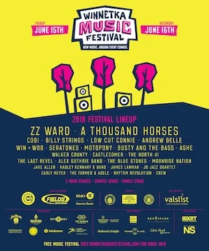 Winnetka Music Festival 2018 Lineup poster image