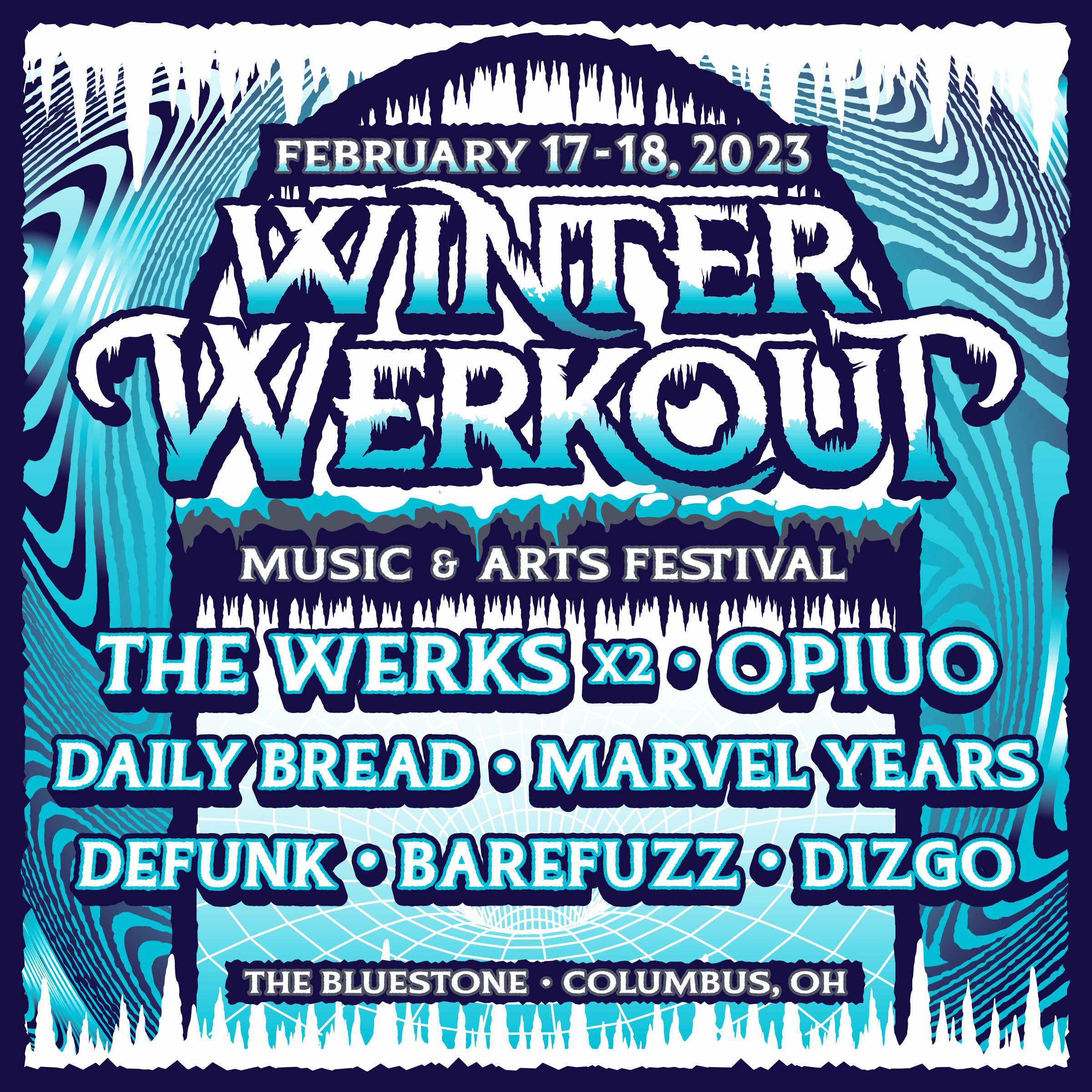 Winter Werk Out Festival 2023 Lineup poster image