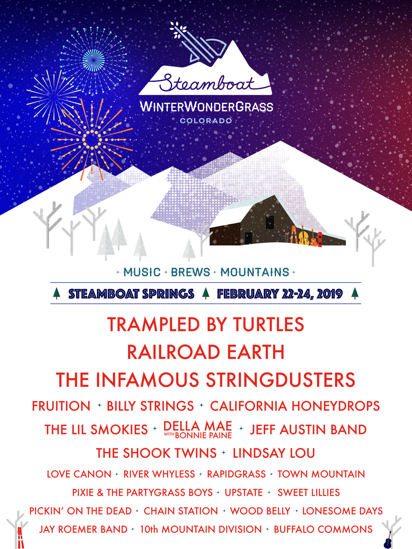 WinterWonderGrass Steamboat 2019 Lineup poster image