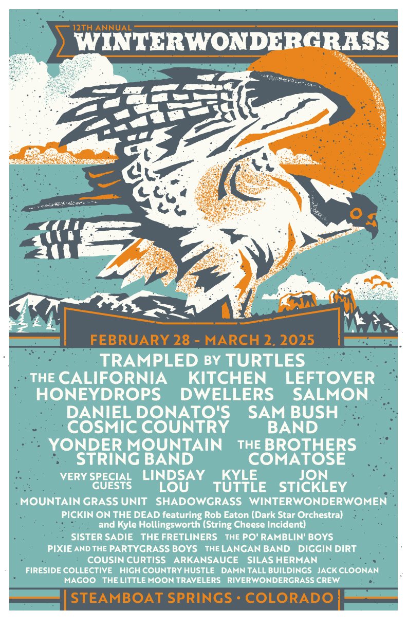 WinterWonderGrass Steamboat lineup poster