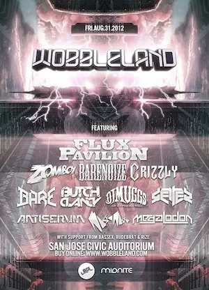 Wobbleland 2012 Lineup poster image