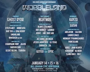 Wobbleland 2022 Lineup poster image