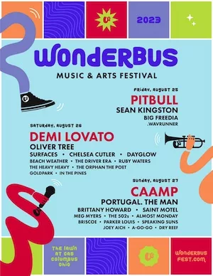 WonderBus Music & Arts Festival 2023 Lineup poster image