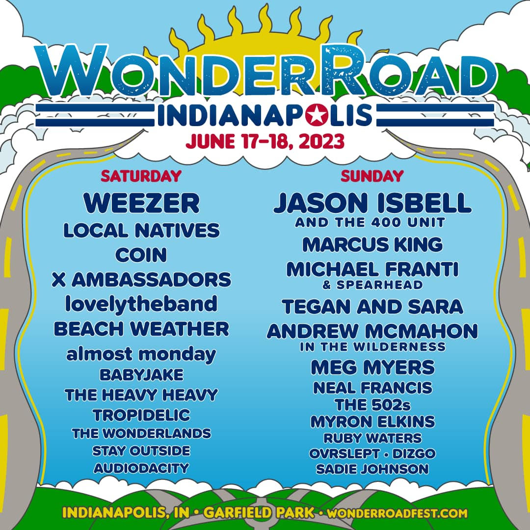 WonderRoad Music Festival 2023 Lineup poster image