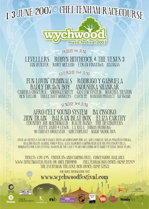 Wychwood Festival 2007 Lineup poster image