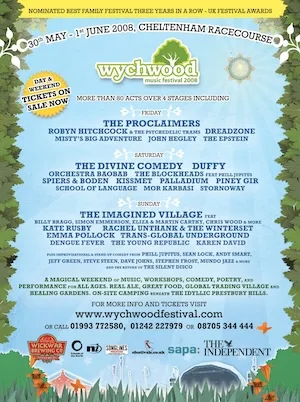 Wychwood Festival 2008 Lineup poster image