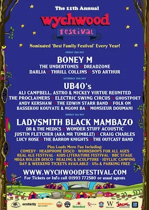 Wychwood Festival 2015 Lineup poster image