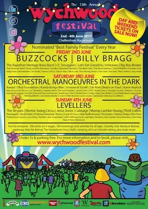 Wychwood Festival 2017 Lineup poster image
