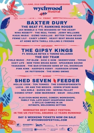 Wychwood Festival 2018 Lineup poster image
