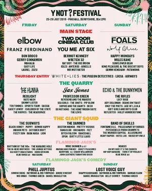 Y Not Festival 2019 Lineup poster image