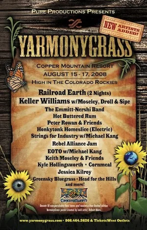 Yarmony Music Festival 2008 Lineup poster image