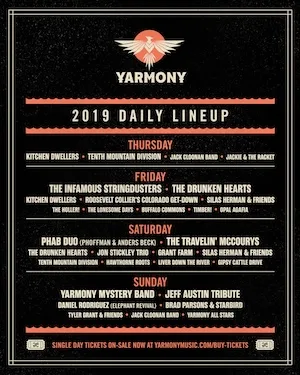 Yarmony Music Festival 2019 Lineup poster image