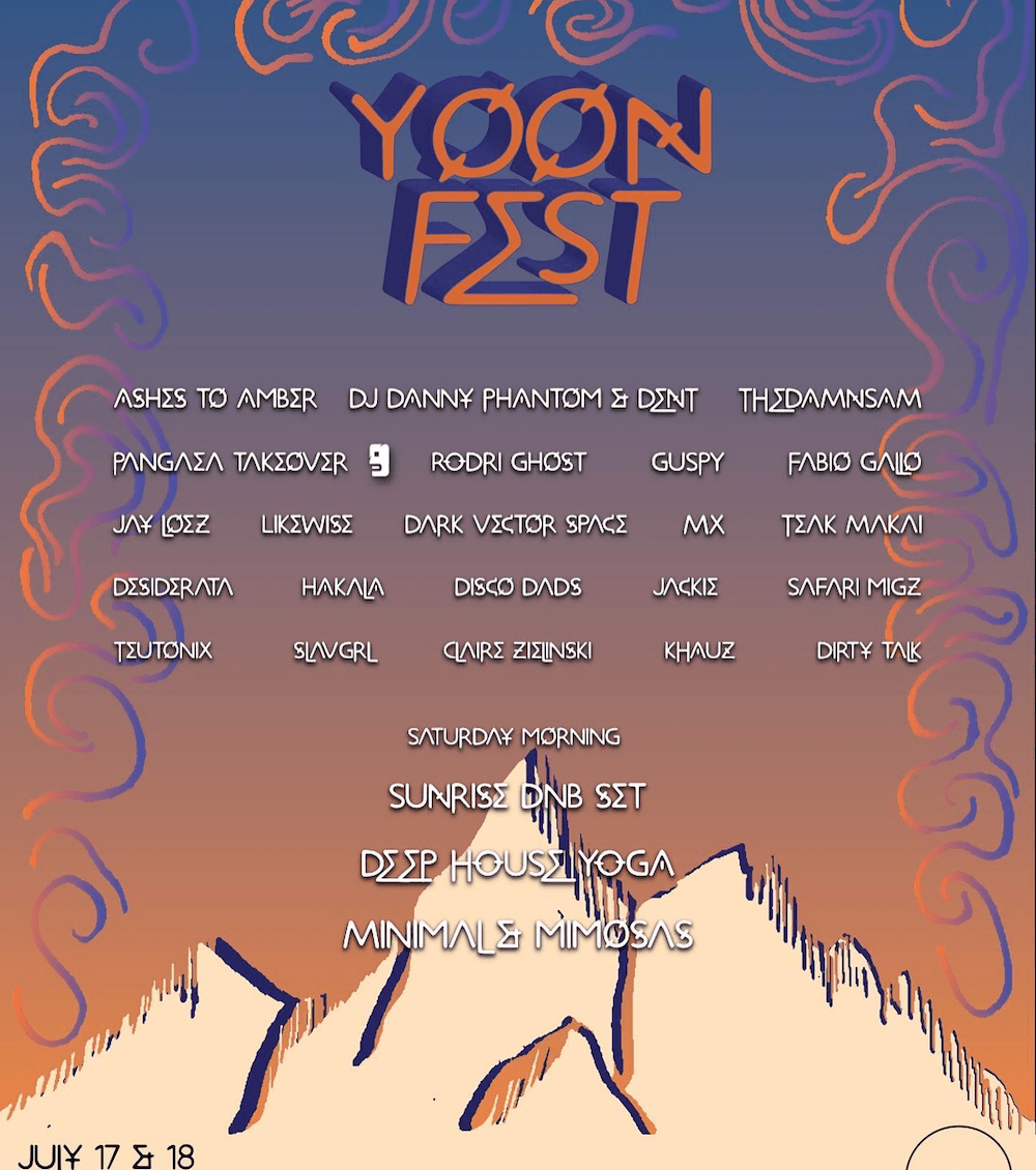 YOON FEST 2020 Lineup poster image